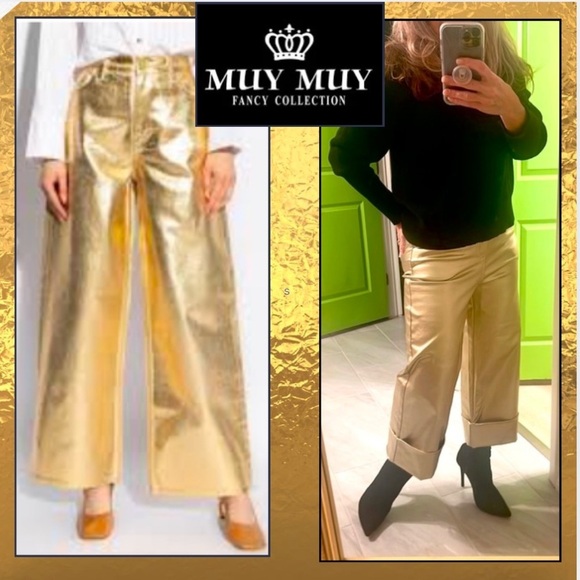 Muy Muy,Turning Heads Wide-Leg Palazzo Pant, STRETCH,Excellent Condition, Size M - Picture 10 of 17